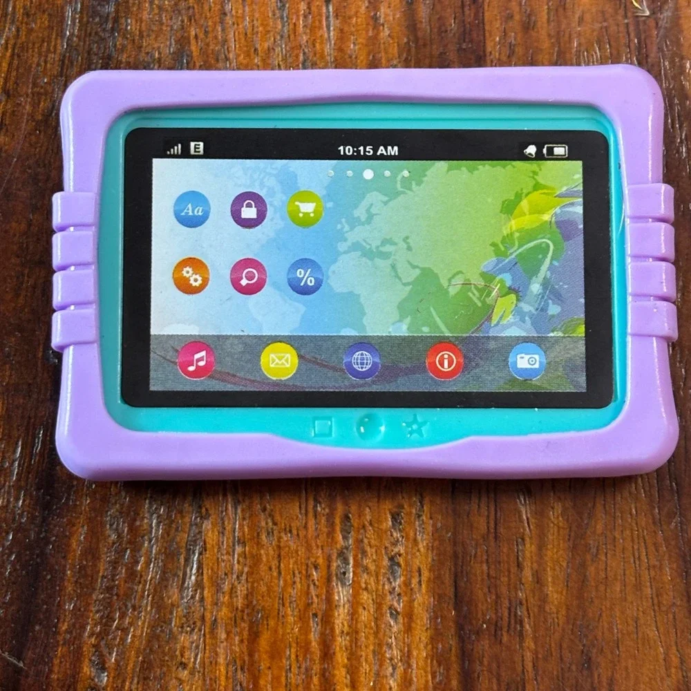 Our Generation Doll Travel Accessory Set Pink Airplane Bag Tablet Camera Food
